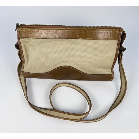 Ghurka Handbags - Vintage Ghurka No 10 The Envoy Canvas Leather Shoulder Bag Marley Hodgson USA